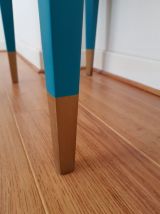 Chevet à tiroir plaqué noyer