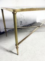 Table en marbre vert des Alpes 1970's