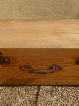 valise  en bois  ancienne , vintage
