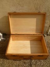 valise  en bois  ancienne , vintage