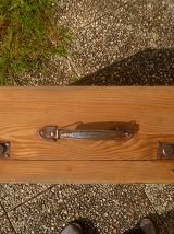 valise  en bois  ancienne , vintage