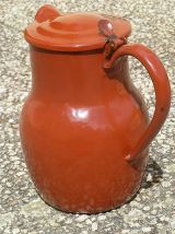 pichet vintage  en tole  émaillé