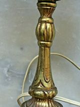 Lampe de chevet en bronze et laiton signé simon 