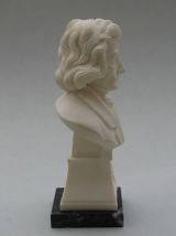 Buste chopin en marbre et poussière d albatre 
