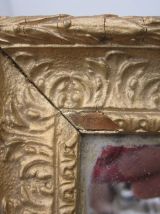 ancien miroir bois et suc doré