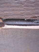 ancien miroir bois et suc doré