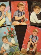 lot 25 cartes postales vintage originales  années 60 vierges