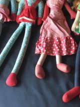 Lot poupées et clown vintage 