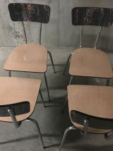 Chaises en formica années 60
