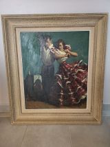 couple de danseur flamenco au claire de lune Pio Santini