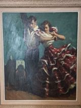 couple de danseur flamenco au claire de lune Pio Santini
