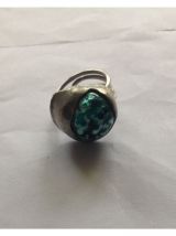 GROS CABOCHON TURQUOISE VINTAGE 90S