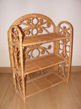 étagère rotin Peacock pliable