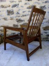 Fauteuil années 50 style scandinave 3 positions