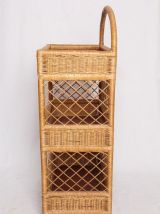 Meuble / étagères en rotin