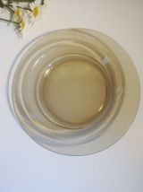 Assiettes 'Fumée noire"