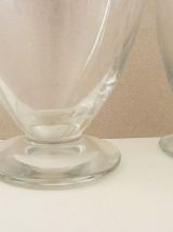 Jolie carafe à eau en verre gravé, carafe à décanter.