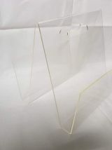 porte revues plexiglas vintage années 70 transparent