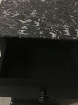 Chevet marbre « Black »