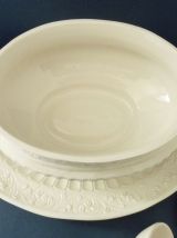 Ancienne soupière et sa louche en céramique céramique italie