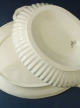 Ancienne soupière et sa louche en céramique céramique italie