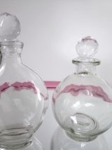 Bouteilles de parfum en verre 