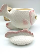 Pot poisson en céramique
