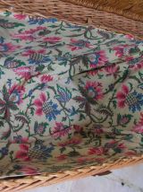 Malle rotin osier doublée