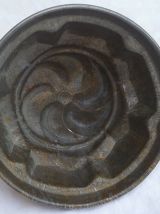 Moule ancien à gâteau en cuivre étamé