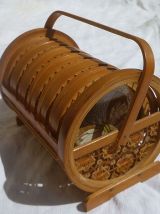 sous-verres papillons en bambou, vintage