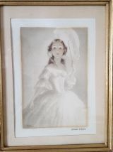 Cadres dorés "Dames chics" 