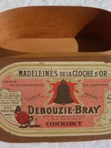 boite en bois DEBOUZIE BRAY, vintage 1960
