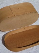 boite en bois DEBOUZIE BRAY, vintage 1960