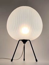 LAMPE TRIPODE MÉTAL PLASTIQUE VINTAGE DESIGN ANNÉES 50 60