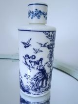 Jolie bouteille de parfum en opaline "Lubin" 