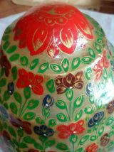 Lampe cuir de chameau, Pakistan, vintage