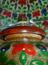 Lampe cuir de chameau, Pakistan, vintage