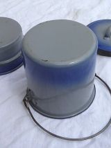 Gamelle en acier émaillé , vintage