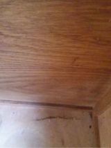 Coffren en bois et rotin