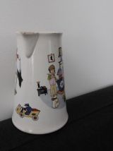 Pichet Vintage Digoin Sarreguemines France céramique décor s