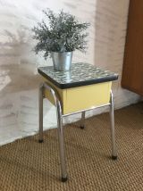 Tabouret coffre vintage 