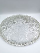 coupe à fruits en verre moulé