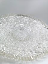 coupe à fruits en verre moulé