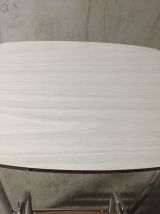 Tabouret marche-pied en formica années 70