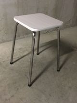 Tabouret en formica années 70
