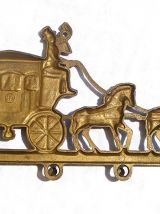 Accroche-clés, servillettes  ustensiles, rustique   laiton