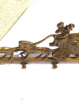 Accroche-clés, servillettes  ustensiles, rustique   laiton