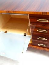 Magnifique enfilade des années 70' en acajou et palissandre 