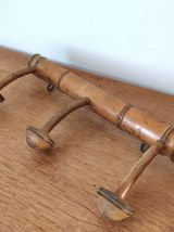 Porte manteaux 3 patères forme champignon