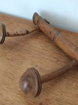 Porte manteaux 3 patères forme champignon